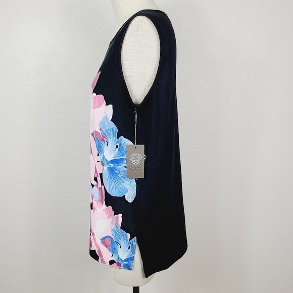Vince Camuto Floral Tank Top NEW - Picture 2 of 5